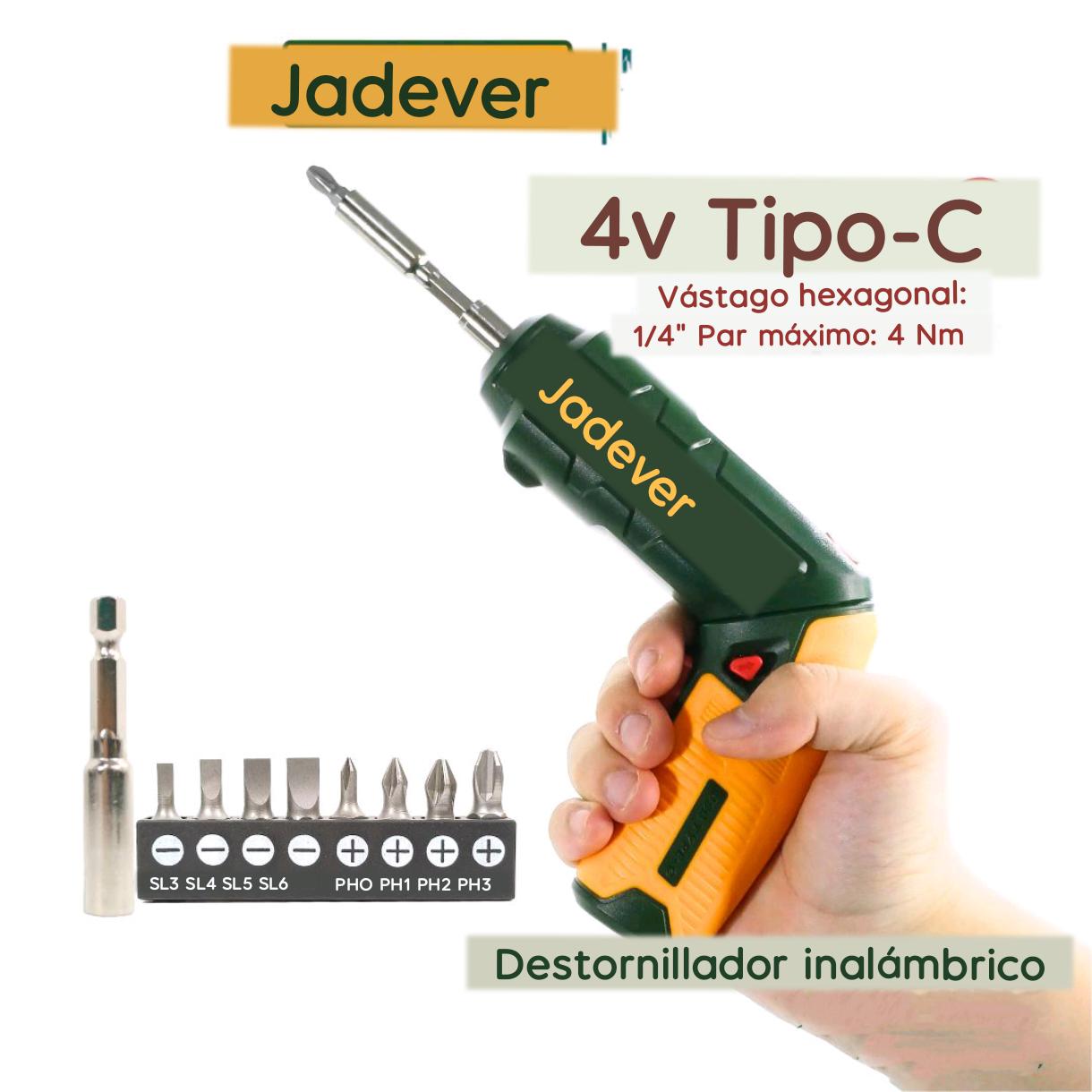 JADEVER Destornillador Inalambrico