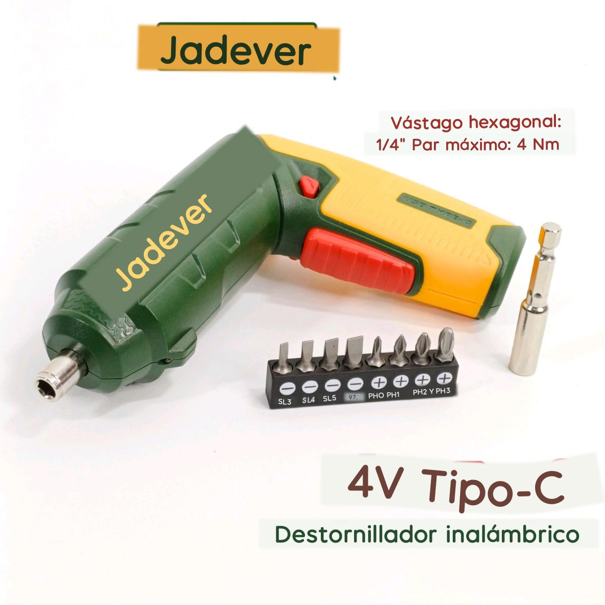 JADEVER Destornillador Inalambrico
