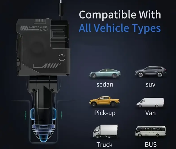 CARGADOR PARA AUTO RETRACTIL 4 EN 1