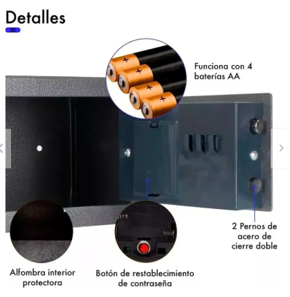 CAJA DE SEGURIDAD DIGITAL PARA EL HOGAR