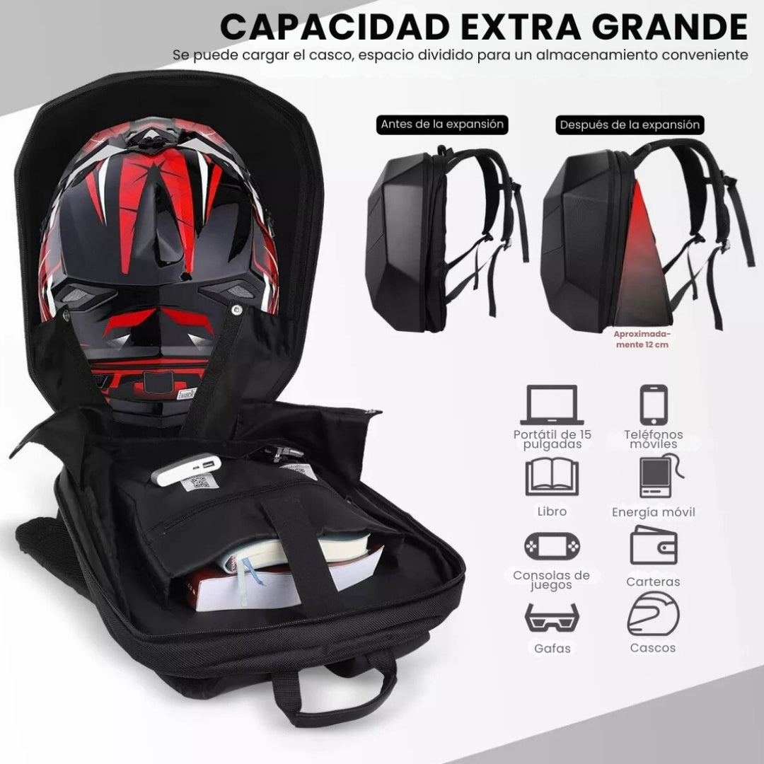 Mochila biker led