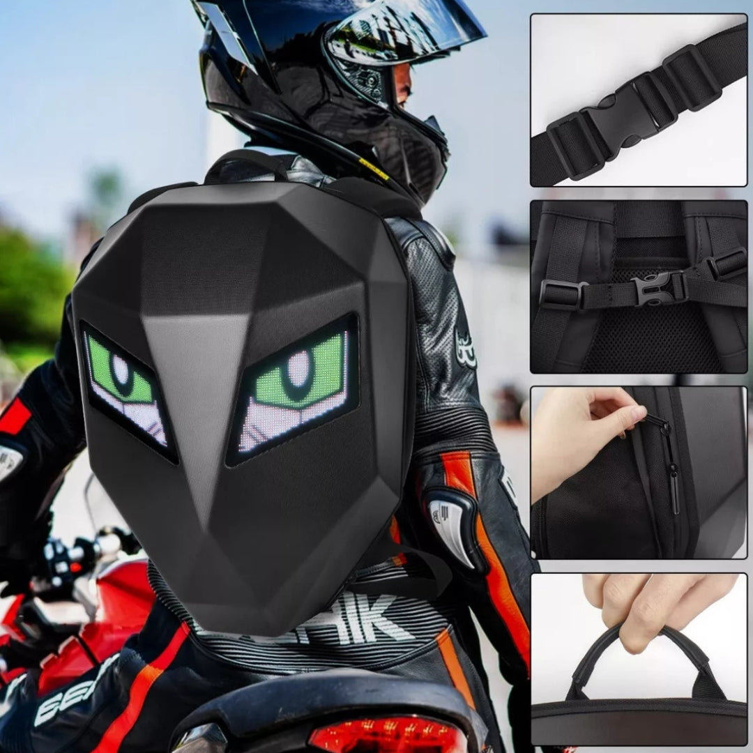 Mochila biker led