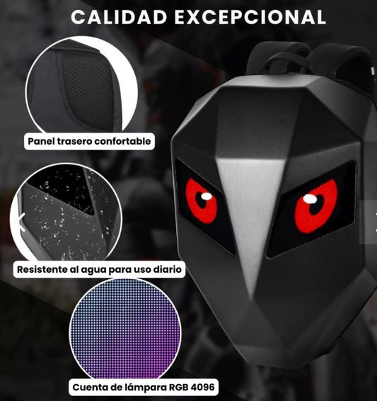 Mochila biker led
