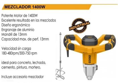 MEZCLADOR 1400W -800RP MINGCO